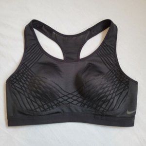 Nike Womens Medium Shaped Padded Sports Bra Black Racerback